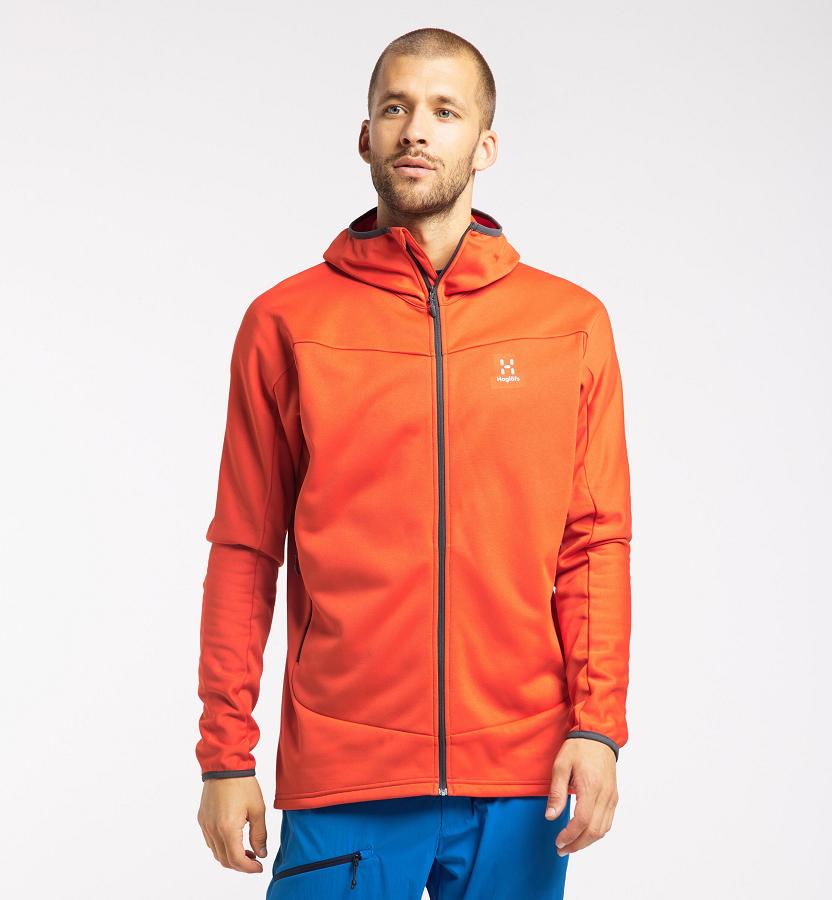 Haglöfs Mens Frost Mid Layer Red New Zealand 03651AOJM